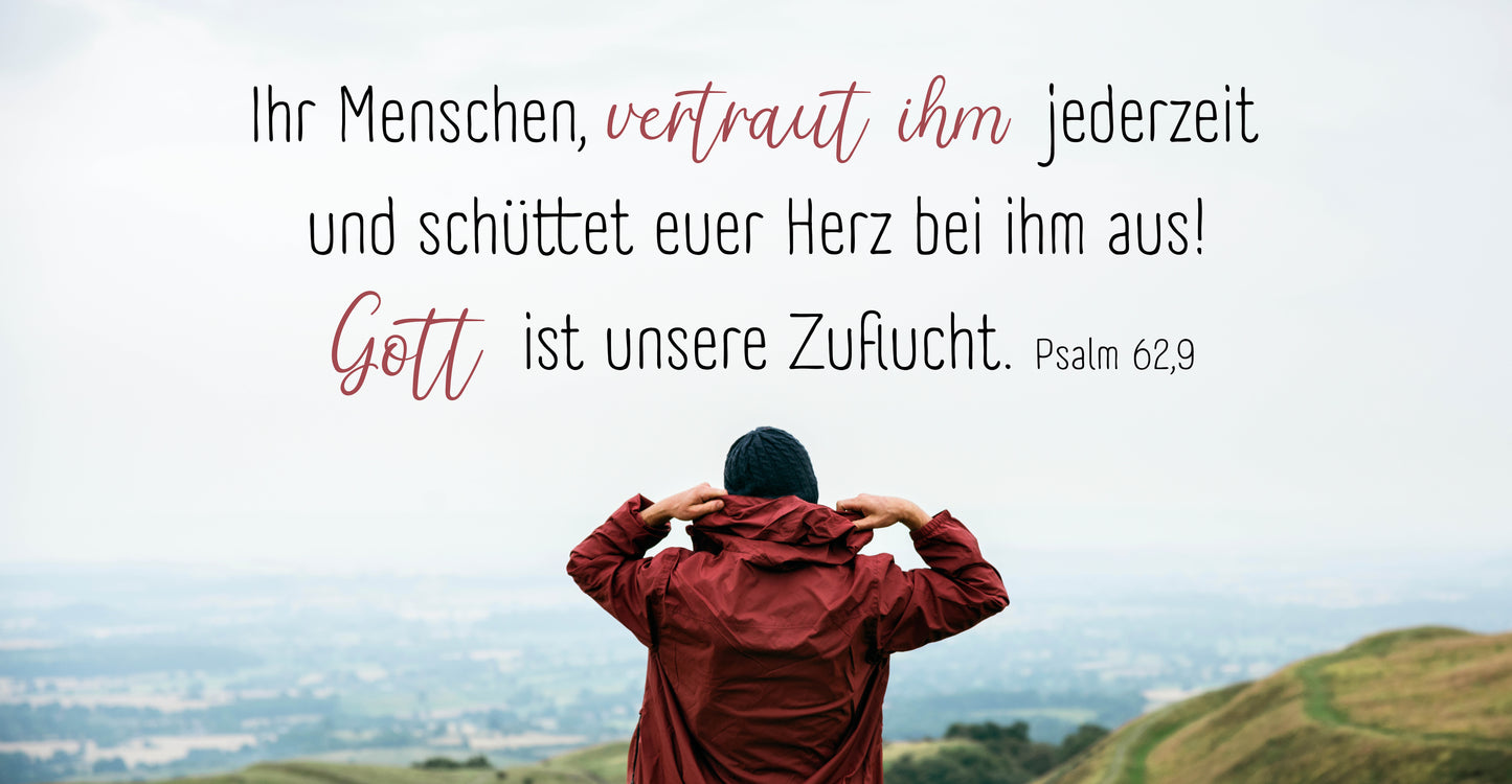 BANNER - Psalm 62,9