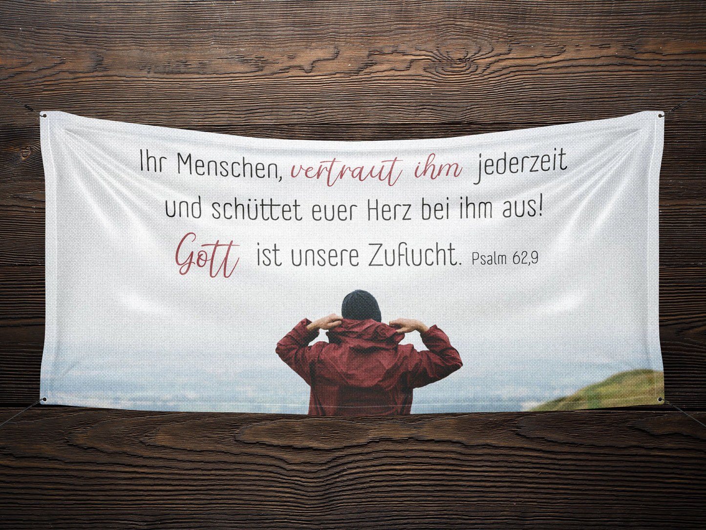 BANNER - Psalm 62,9