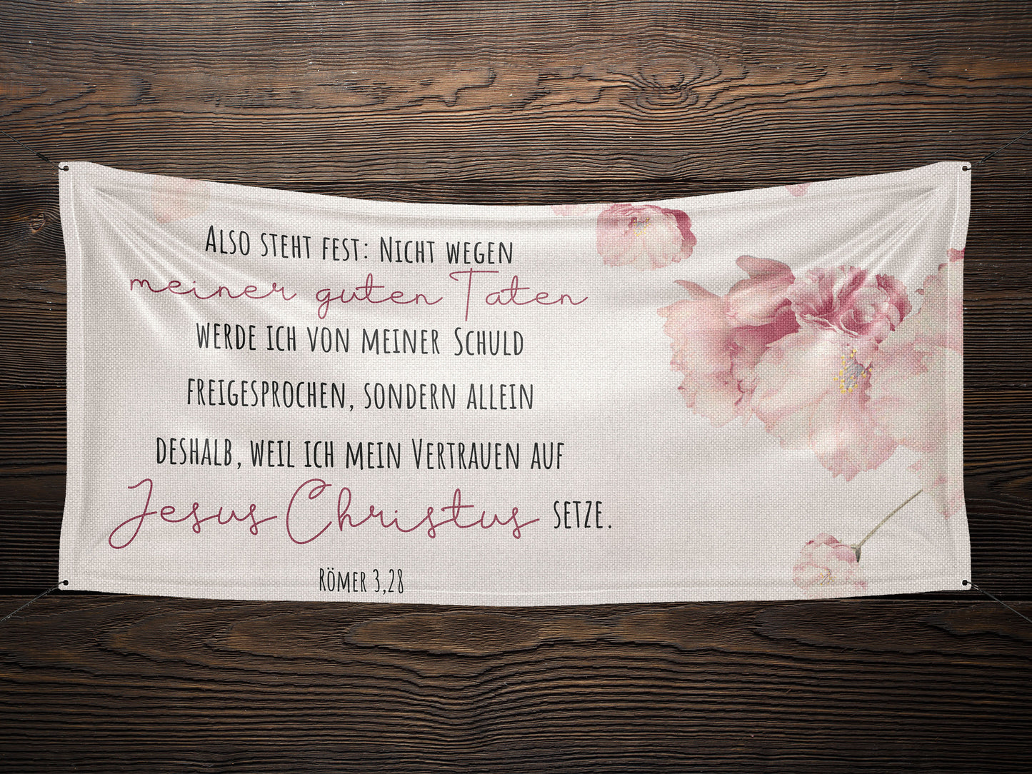 BANNER - Römer 3,28