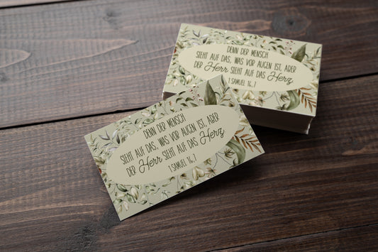 Kärtchen - 1.Samuel 16,7