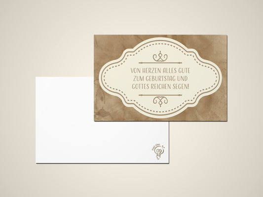 Kärtchen - Von Herzen alles Gute