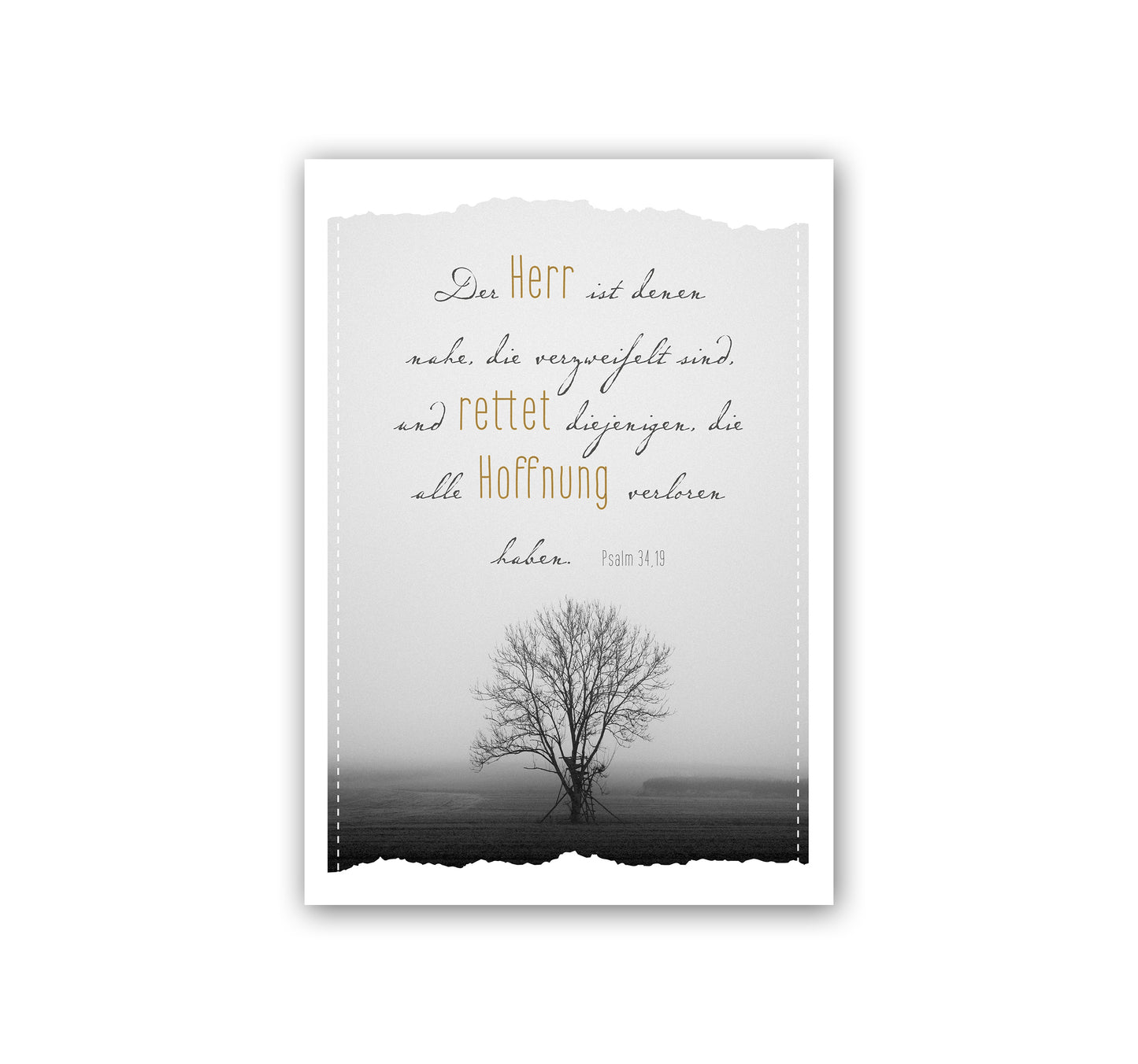 POSTCARD - Psalm 34:19