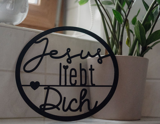 HOLZREIF - Jesus liebt Dich | schwarz
