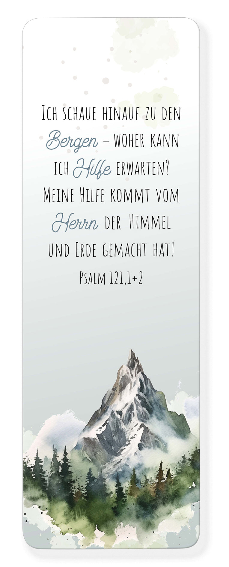 LESEZEICHEN - Psalm 121,1+2