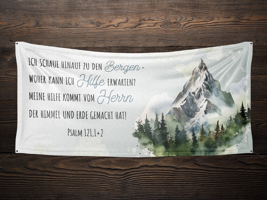 BANNER - Psalm 121,1+2