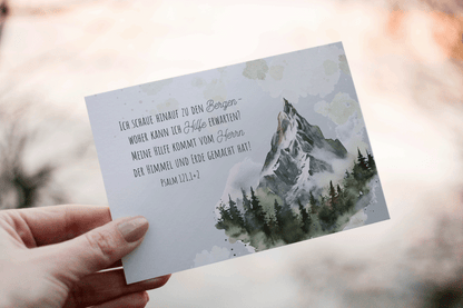 POSTCARD - Psalm 121.1+2