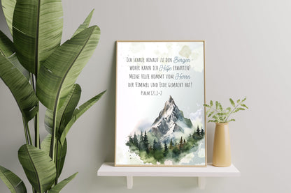 POSTER - Psalm 121:1+2