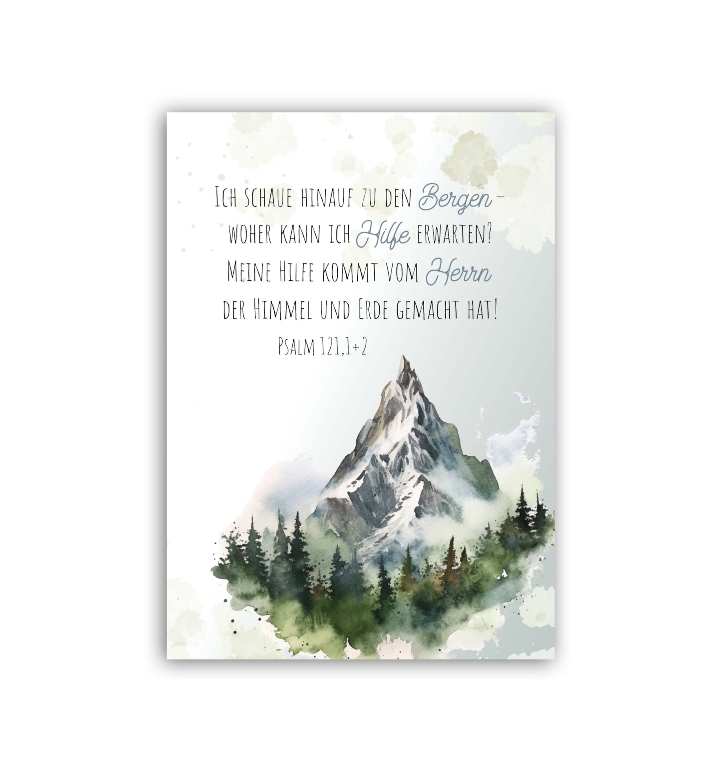 POSTER - Psalm 121:1+2
