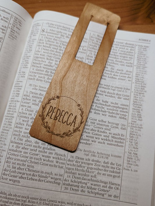 BOOKMARK - Wood | personalized