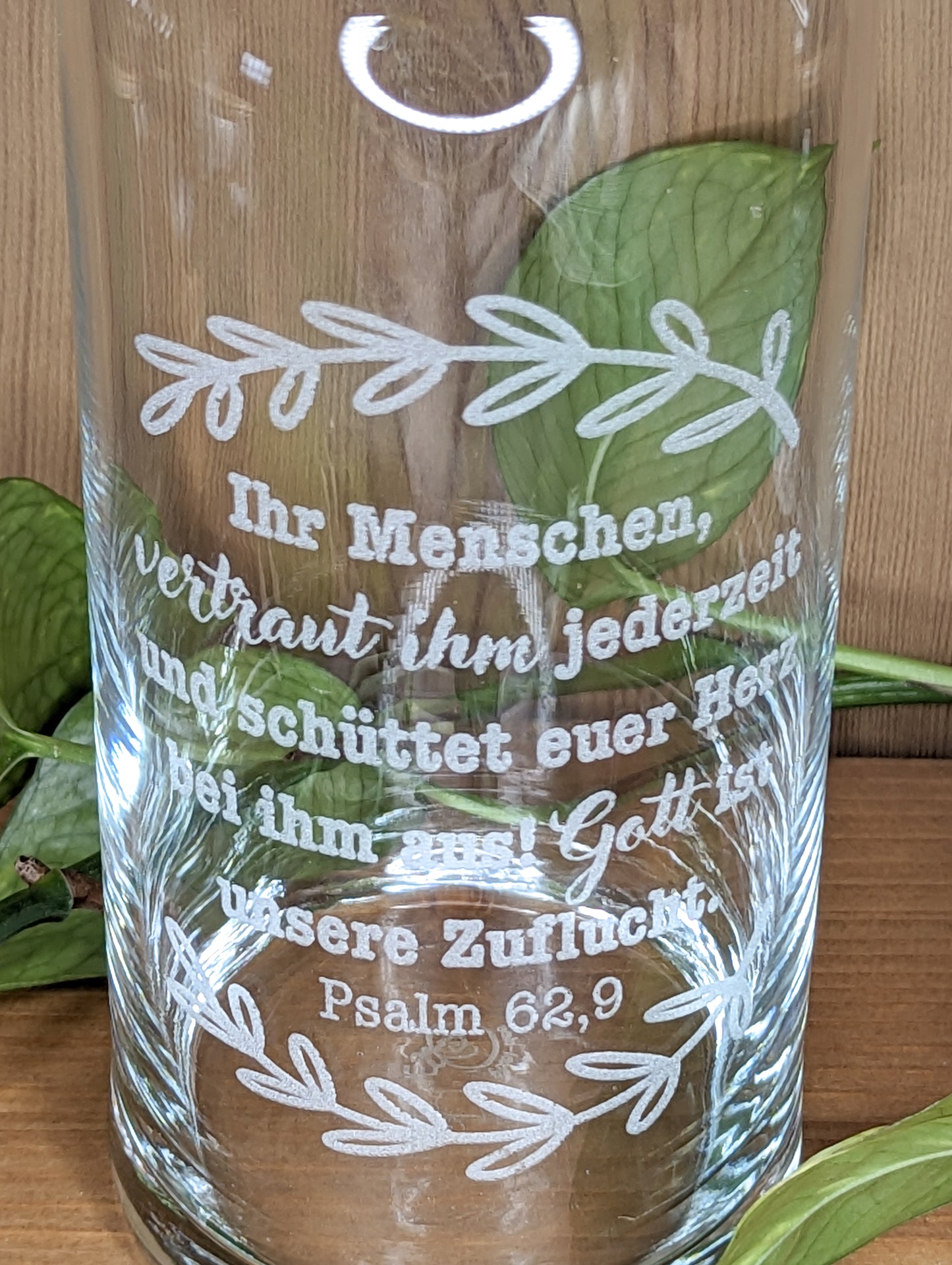 KARAFFE | VASE - Psalm 62,9