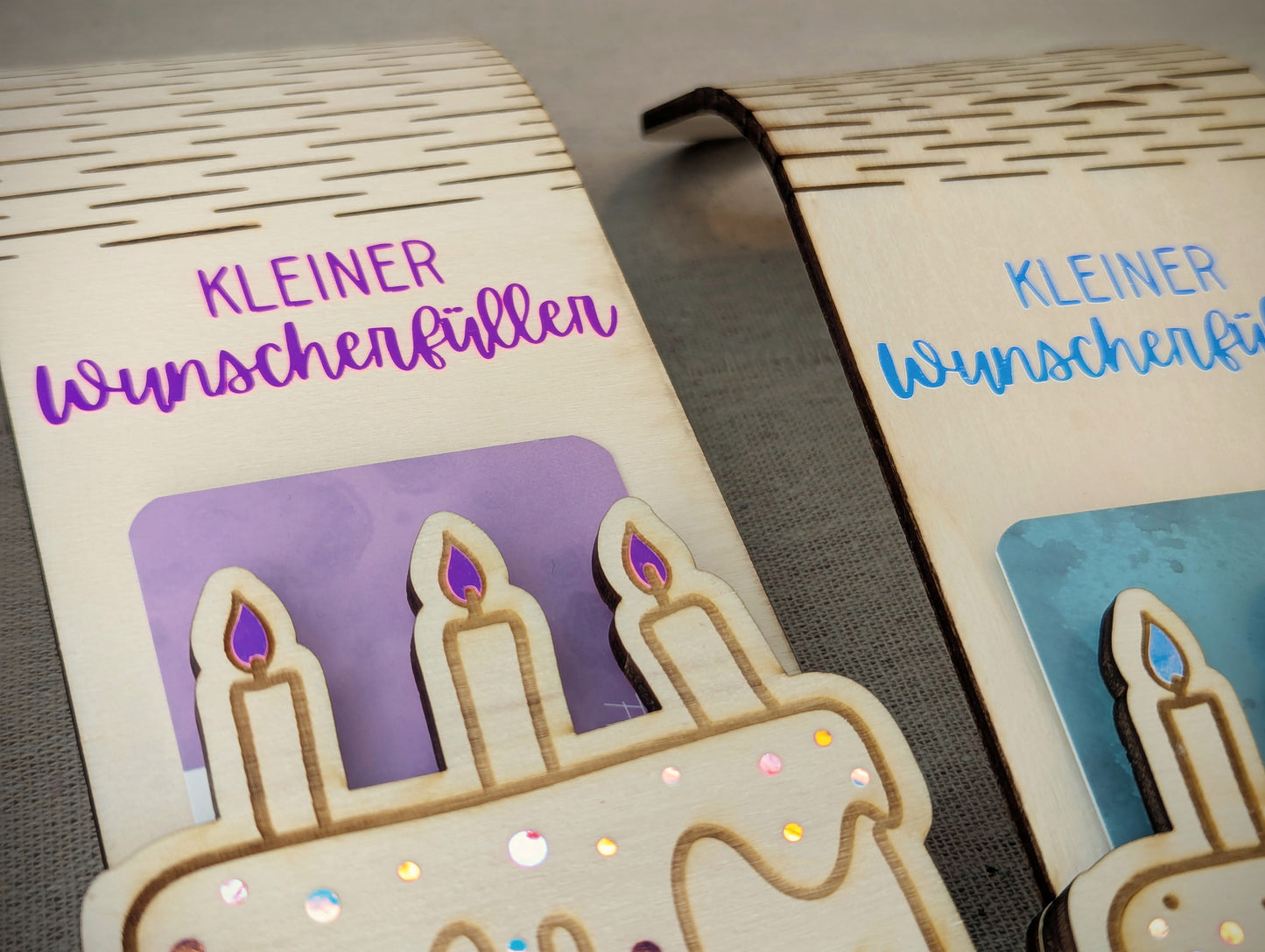 Flaschenanhänger - Wunscherfüller| Holz