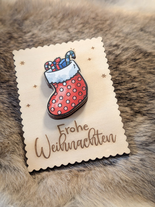 Geldgeschenk - Frohe Weihnachten | Socke